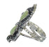 Sterling Silver Southwest Turquoise Ring Size 6-3/4 RX62958